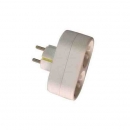 Adaptador para 2 tomas