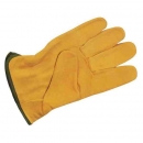 Grow Shop Guantes Piel Amarilla Flor...